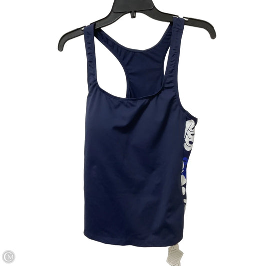 Swimsuit Top By Clothes Mentor In Navy, Size: Xl