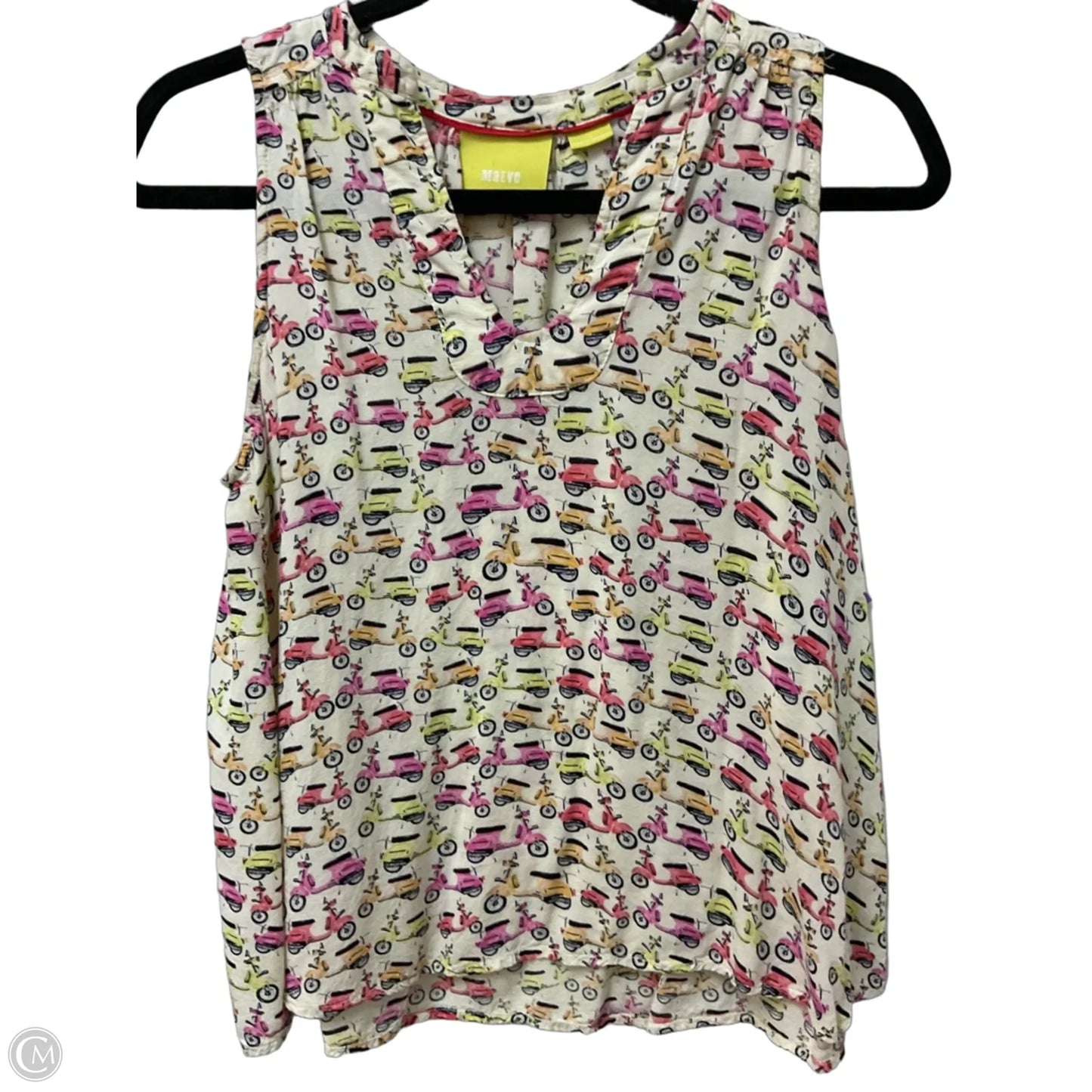 Blouse Sleeveless By Maeve In Cream, Size: Xs