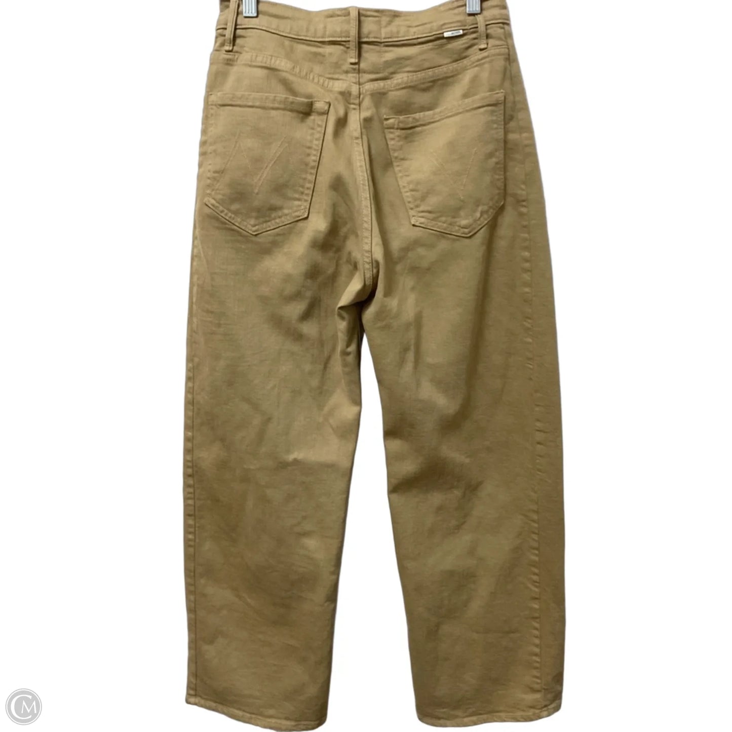 Jeans Wide Leg By Mother In Tan Denim, Size: 4