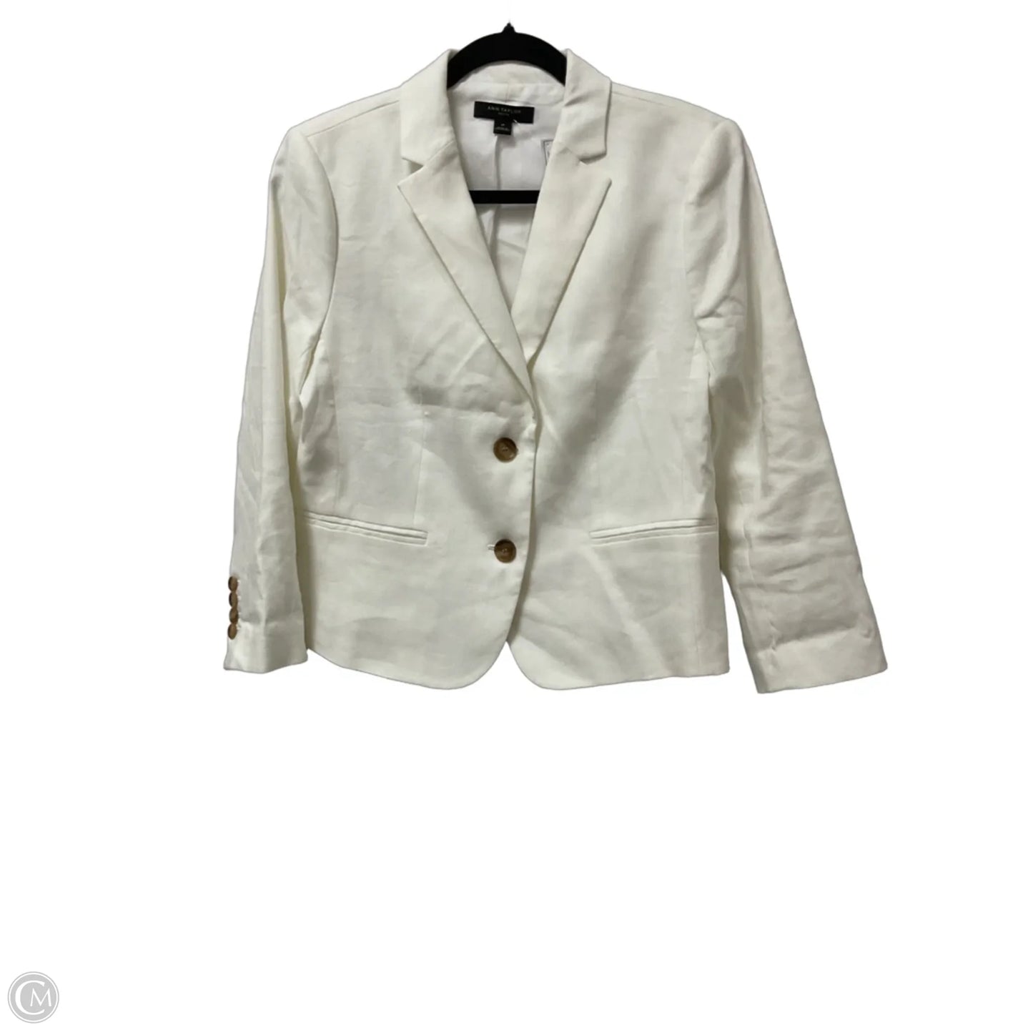 Blazer By Ann Taylor In White, Size: Sp