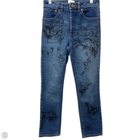 Jeans Designer By Alice + Olivia In Blue Denim, Size: 0
