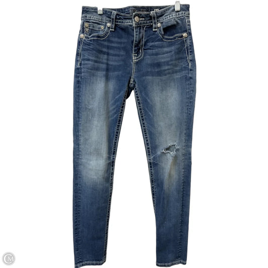 Jeans Skinny By Miss Me In Blue Denim, Size: 8