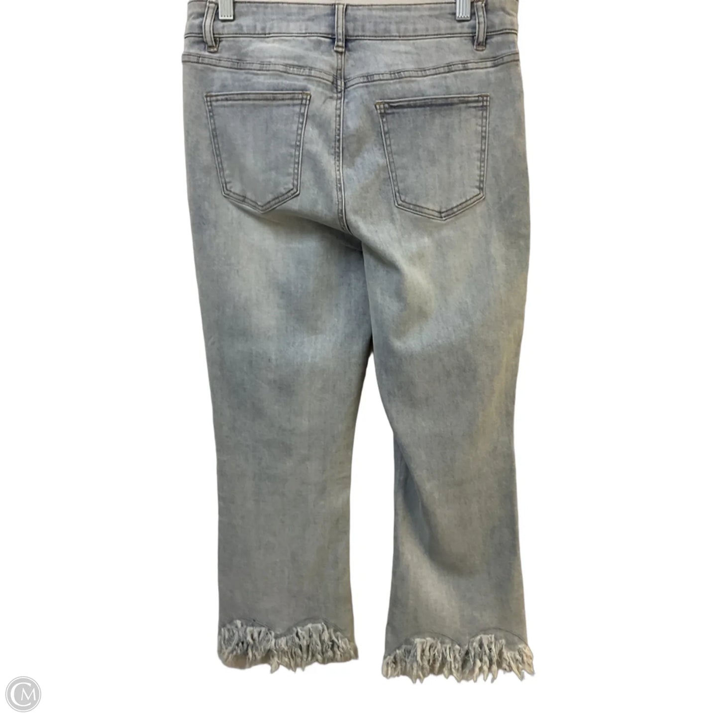 Jeans Cropped By Charlie B In Blue Denim, Size: 8