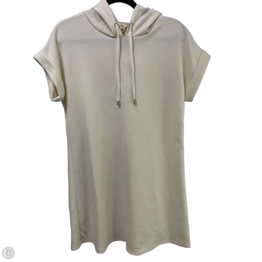 Dress Casual Midi By Nicole Miller In Cream, Size: S