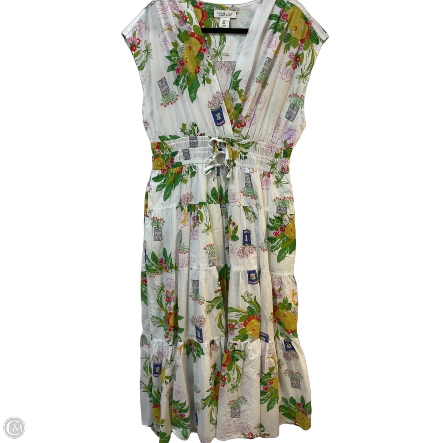 Dress Casual Midi By Rachel Zoe In Floral Print, Size: Xl