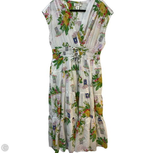 Dress Casual Midi By Rachel Zoe In Floral Print, Size: Xl