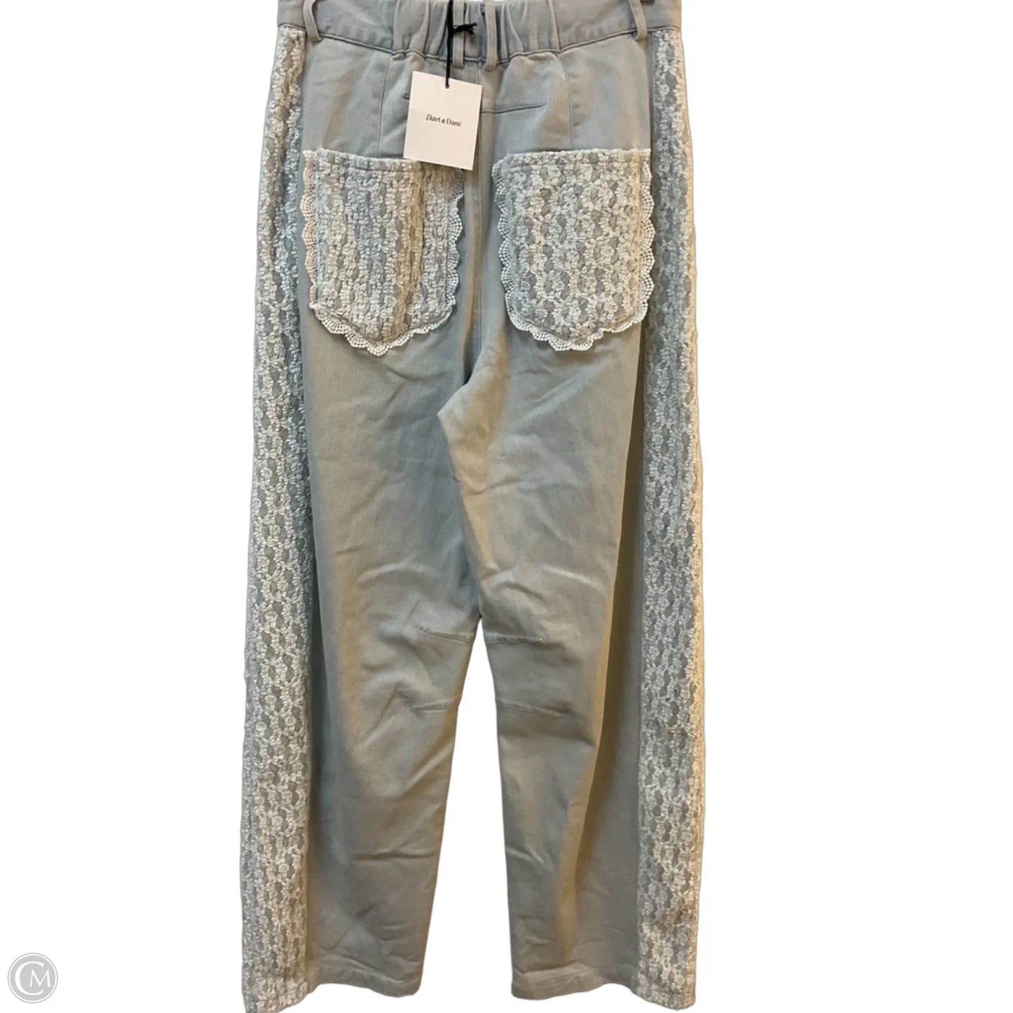 Jeans Boyfriend By Davi & Dani In Blue Denim, Size: S