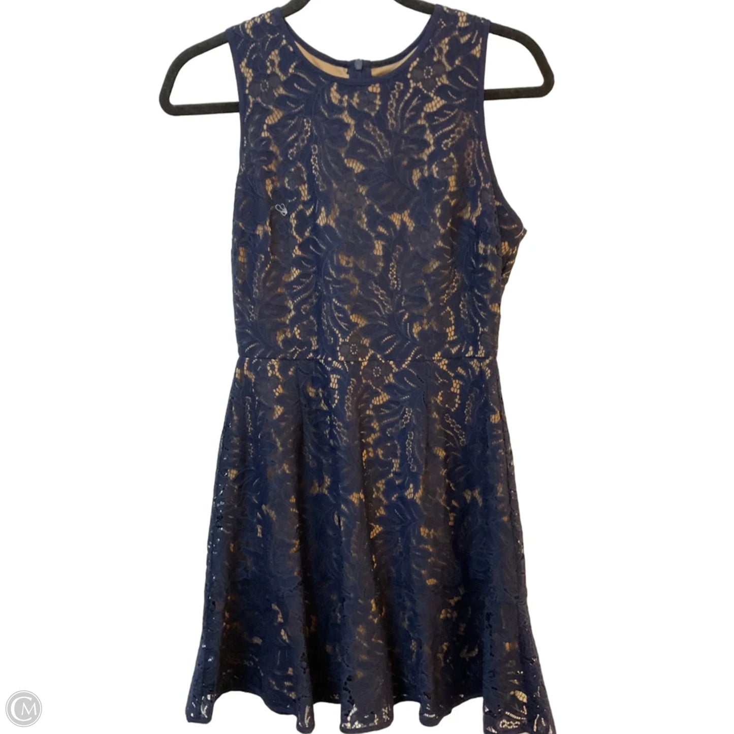 Dress Party Midi By Banana Republic In Navy, Size: Xsp