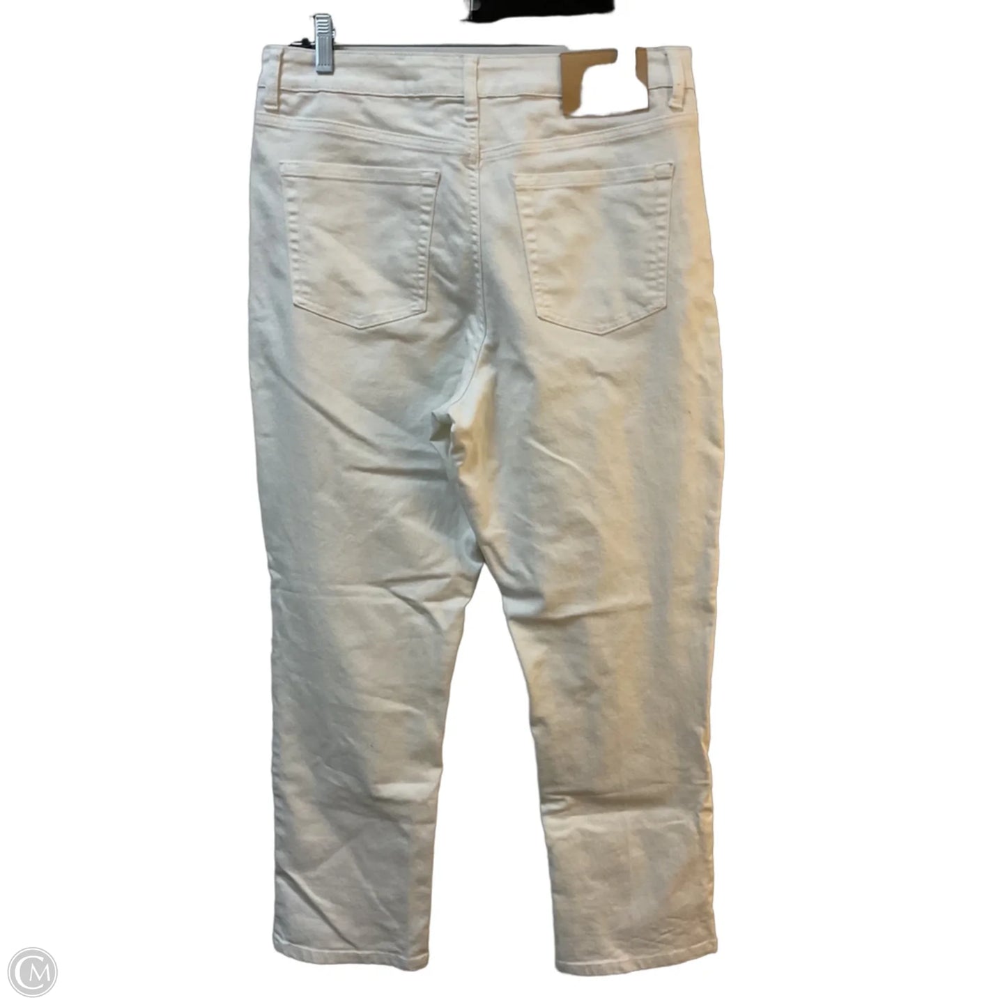 Jeans Designer By Frye In White Denim, Size: 8