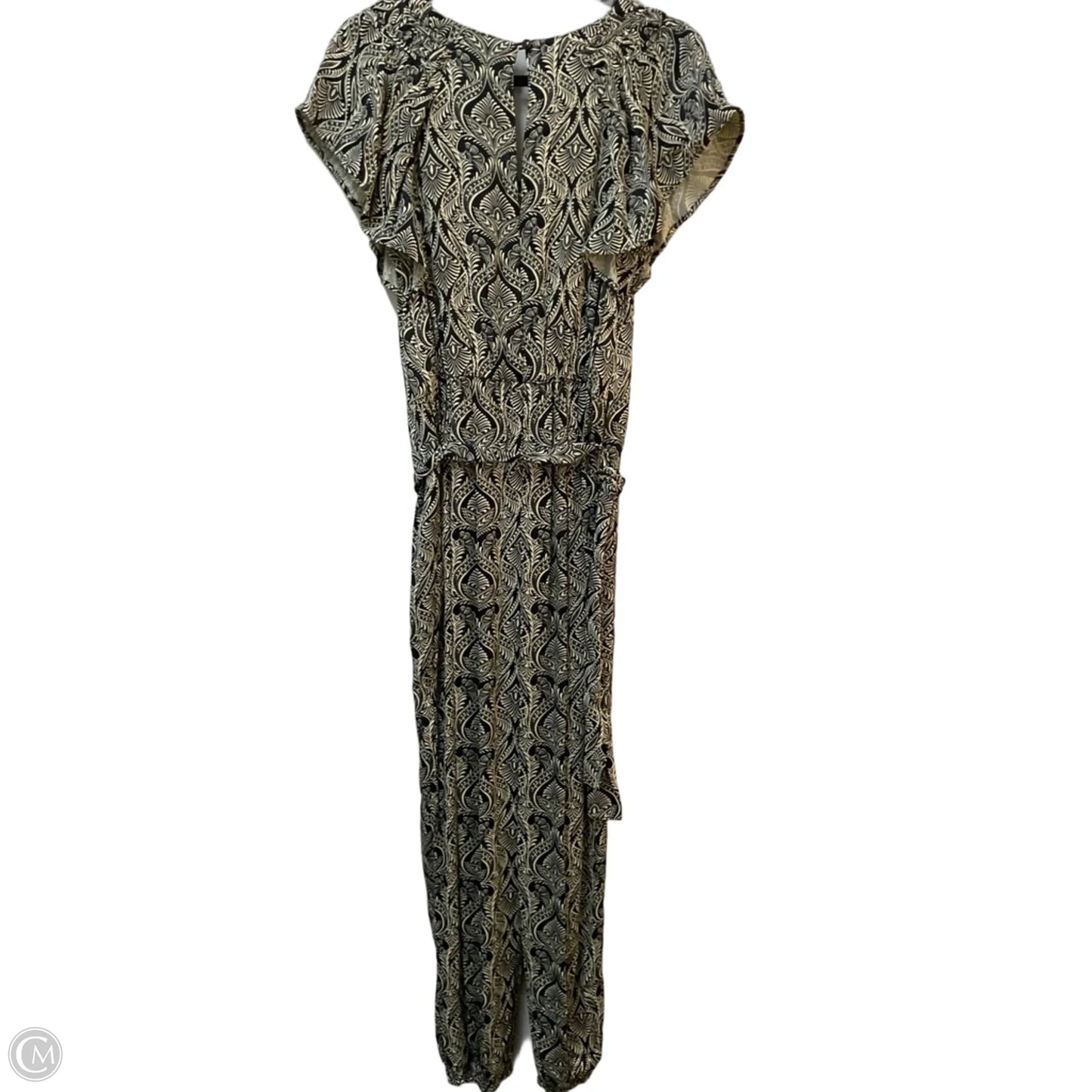 Jumpsuit By Anthropologie In Black & Cream, Size: S