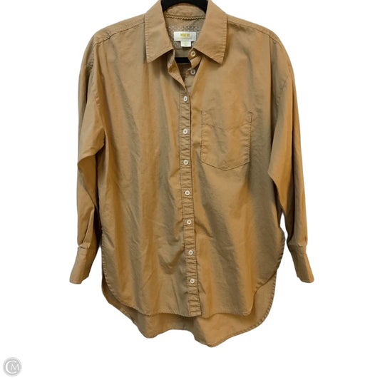 Tunic Long Sleeve By Maeve In Tan, Size: Xs