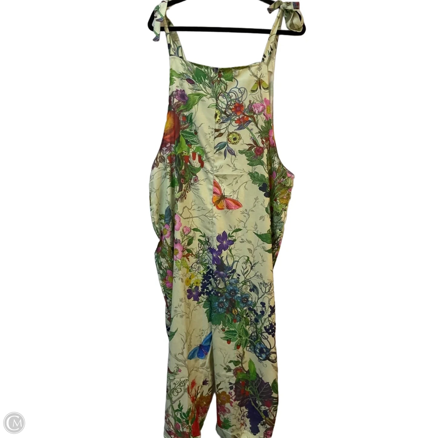 Jumpsuit By Clothes Mentor In Floral Print, Size: Xxl