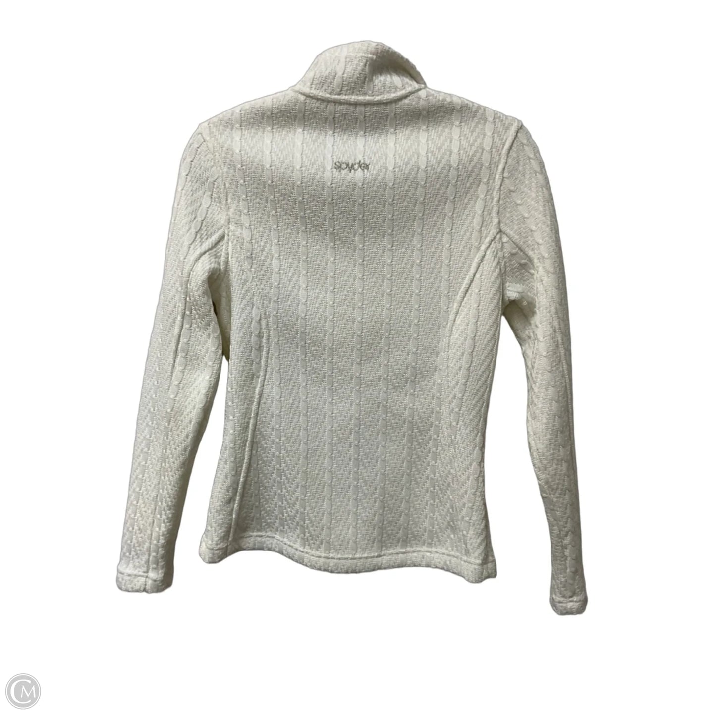 Sweater Short Sleeve By Spyder In White, Size: M