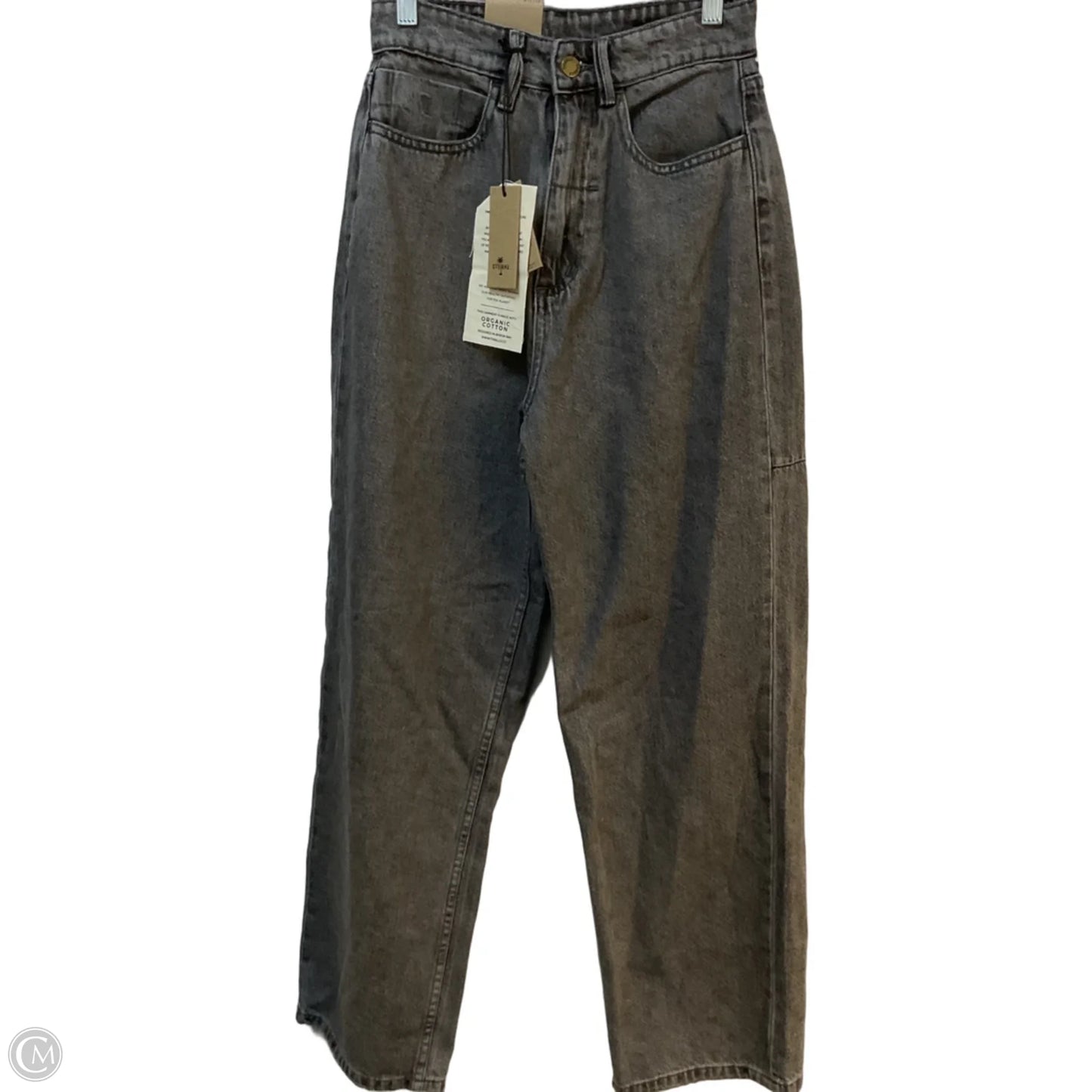 Jeans Wide Leg By Clothes Mentor In Grey Denim, Size: 2