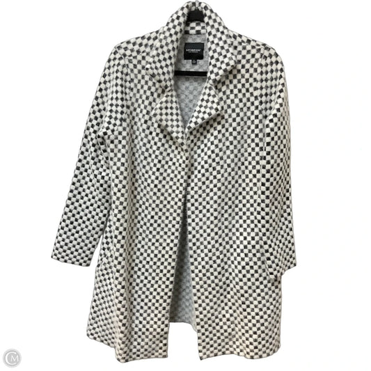 Sweater Cardigan By Liverpool In Black & White, Size: S