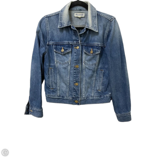 Jacket Denim By Madewell In Blue Denim, Size: M