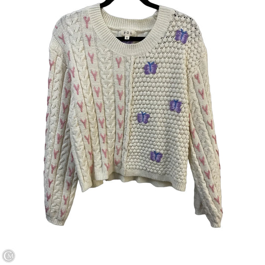 Sweater By Pol In Ivory, Size: S