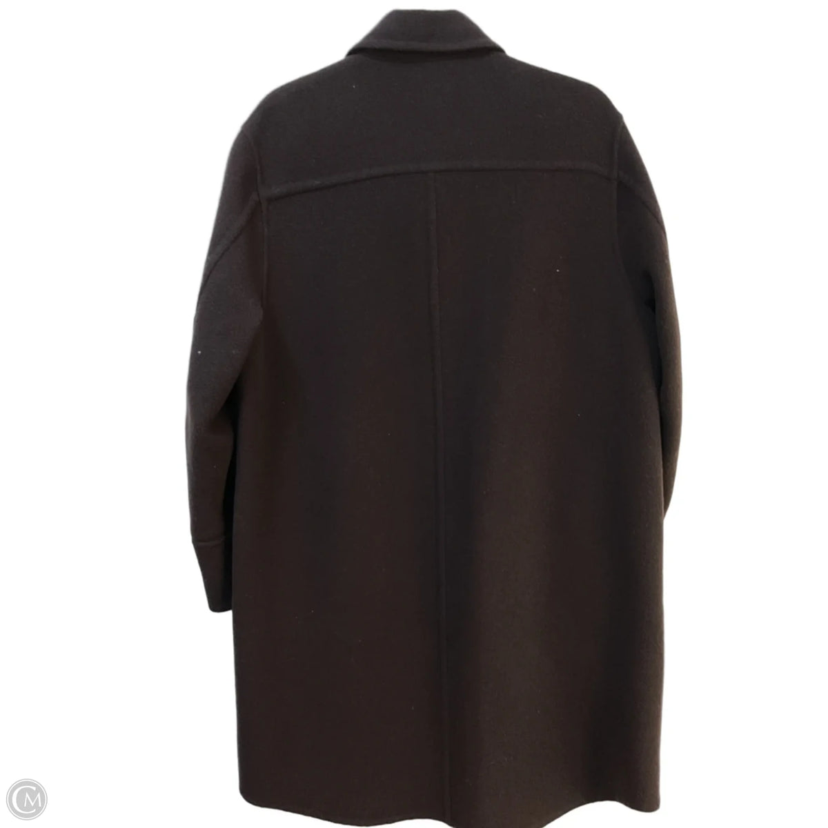 Coat Wool By Vince In Maroon, Size: S