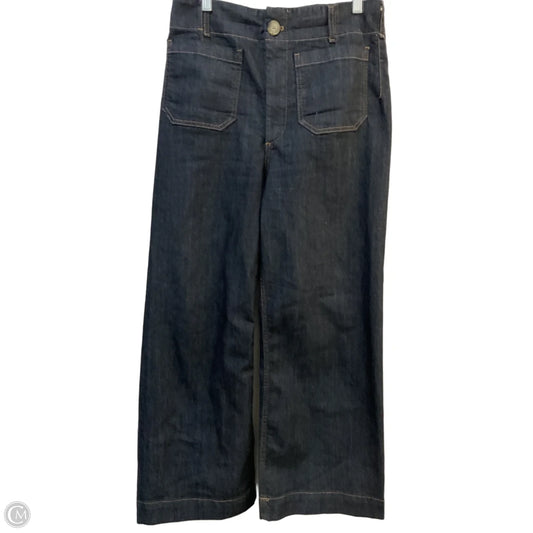 Jeans Wide Leg By Maeve In Blue Denim, Size: 10l