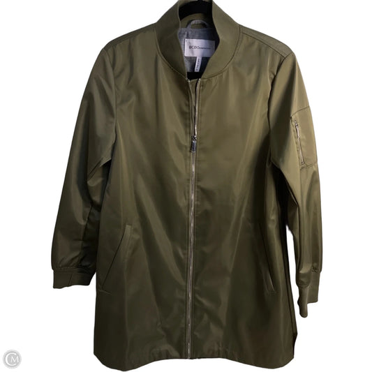 Coat Raincoat By Bcbgeneration In Green, Size: M