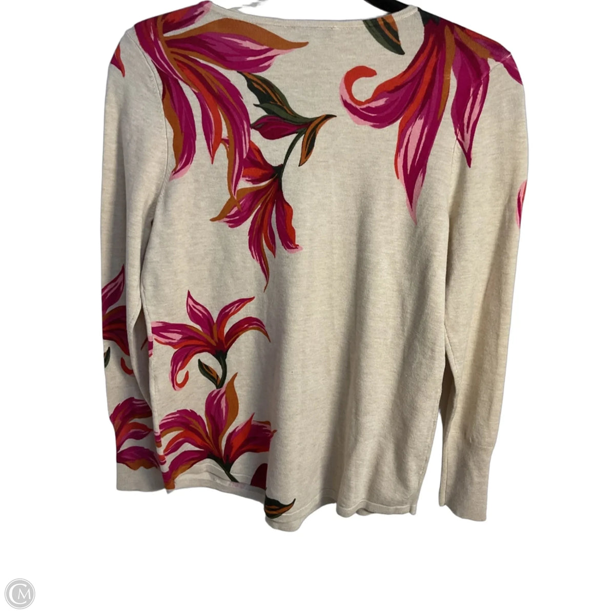 Sweater By Chicos In Beige, Size: S