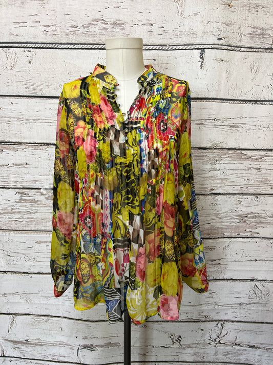 Blouse Long Sleeve By Cristina  Size: M