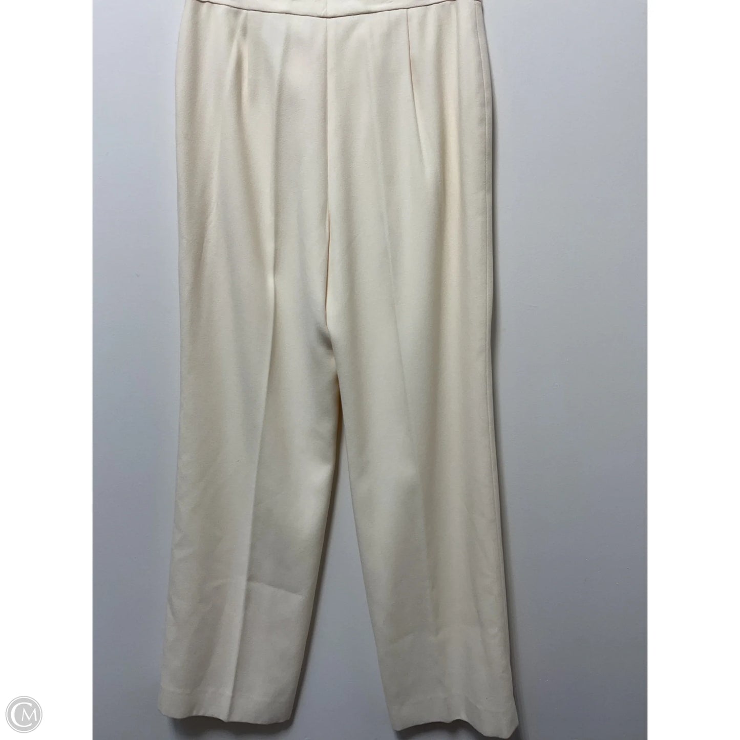 Pants Suit 2pc By T Tahari In Cream, Size: 8p