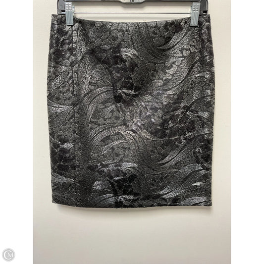 Skirt Mini & Short By Ann Taylor In Silver, Size: 6