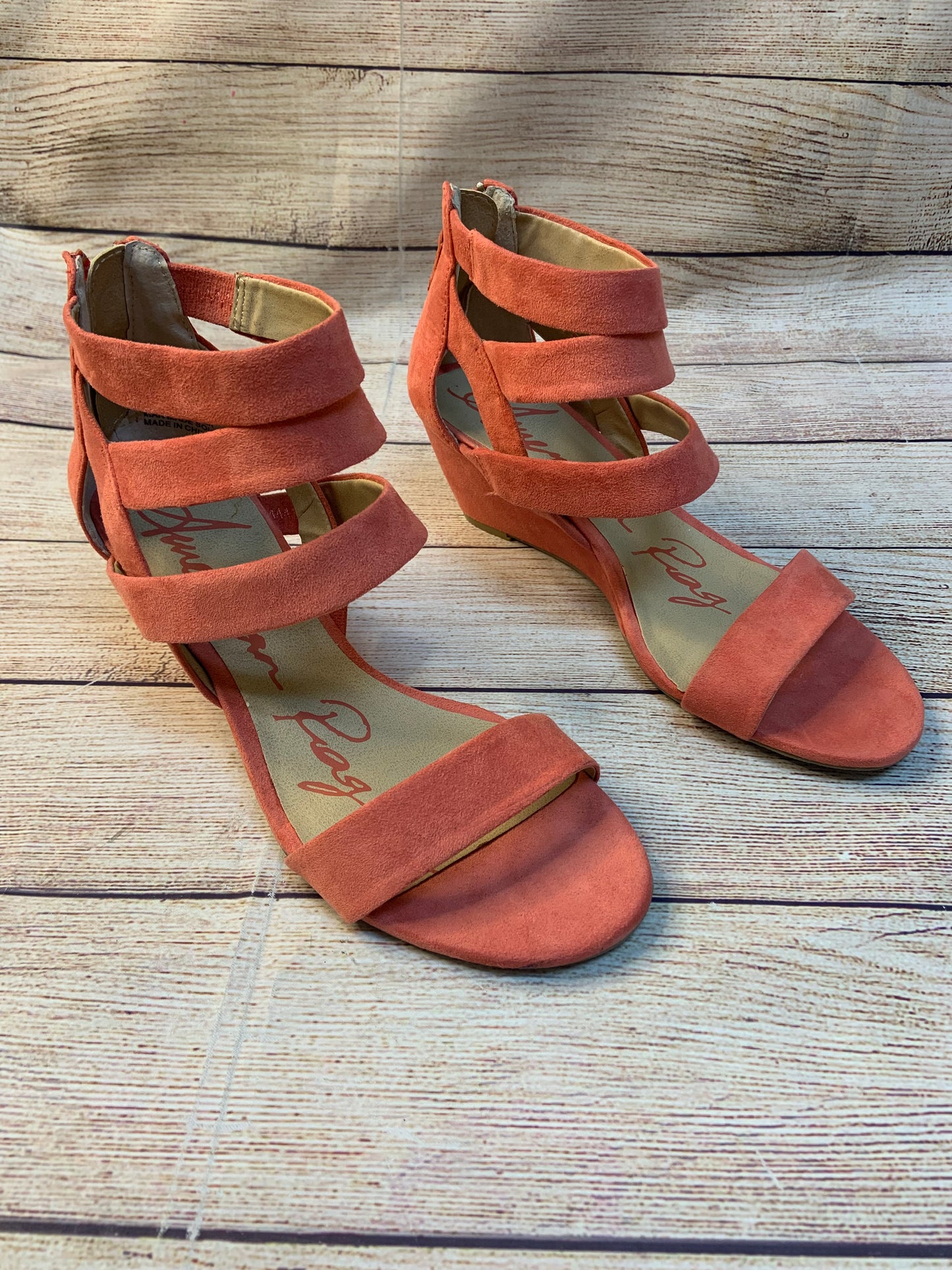Sandals Heels Wedge By American Rag  Size: 6.5